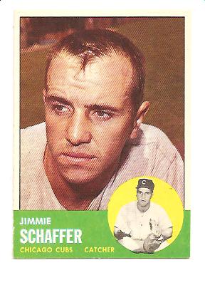 1963 Topps #81 Jim Schaffer