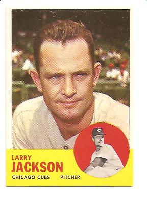 1963 Topps #95 Larry Jackson