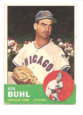 1963 Topps #175 Bob Buhl