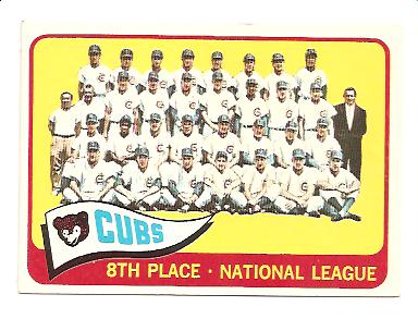 1965 Topps #91 Chicago Cubs TC