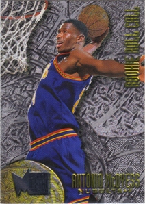 1995-96 Metal Rookie Roll Call Silver Spotlight #R2 Antonio McDyess