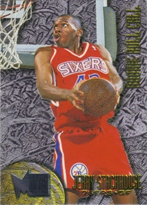 1995-96 Metal Rookie Roll Call Silver Spotlight #R8 Jerry Stackhouse