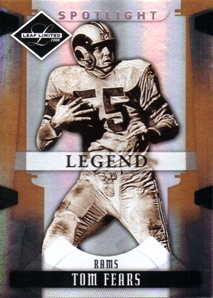 2008 Leaf Limited Bronze Spotlight #187 Tom Fears front image