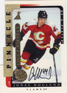 1996-97 Be A Player Link to History Autographs #8A Jonas Hoglund