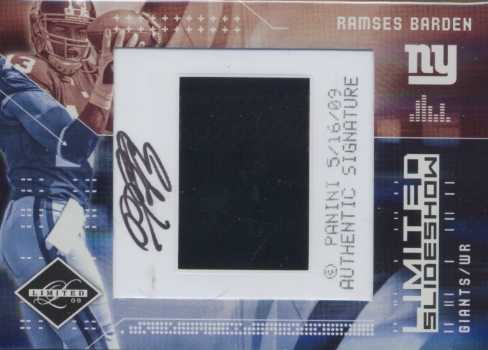 2009 Limited Slideshow Autographs #7 Ramses Barden