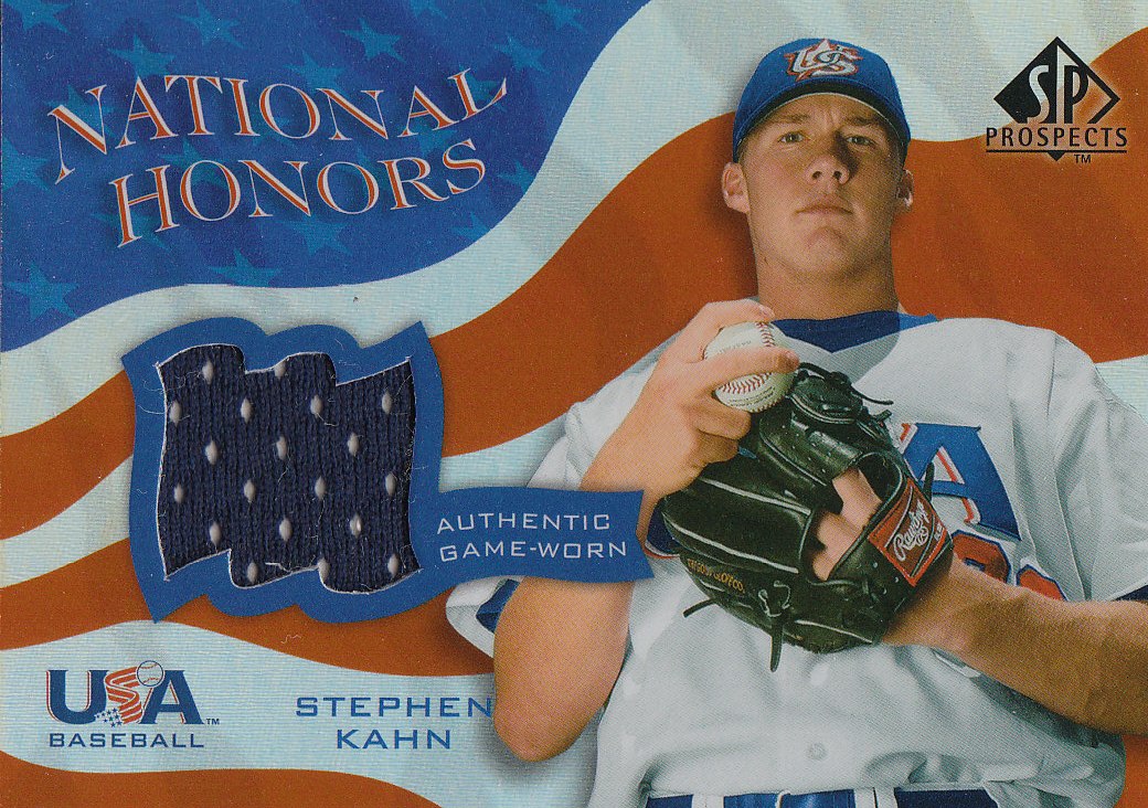 2004 SP Prospects National Honors USA Jersey #SK Stephen Kahn