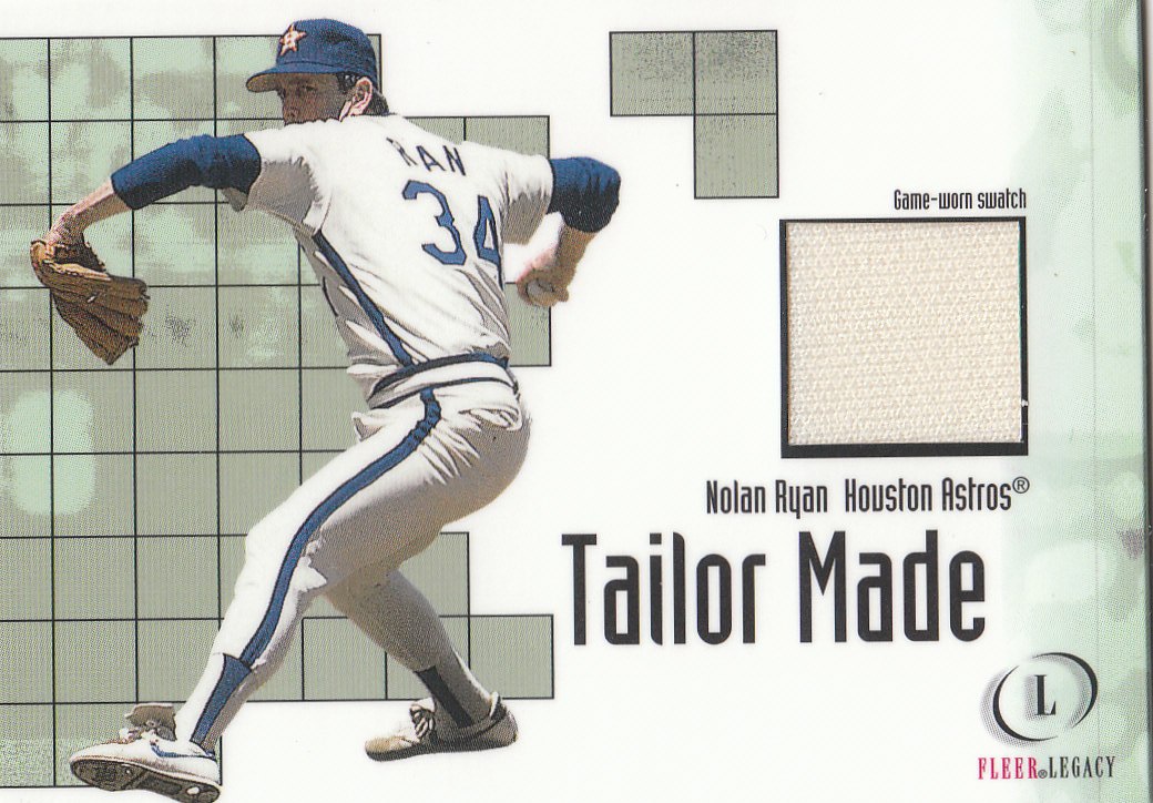 2001 Fleer Legacy Tailor Made #21 Nolan Ryan
