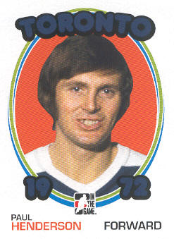 2009-10 ITG 1972 The Year In Hockey #25 Paul Henderson