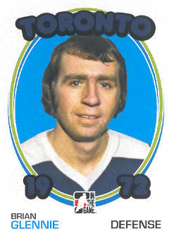 2009-10 ITG 1972 The Year In Hockey #26 Brian Glennie