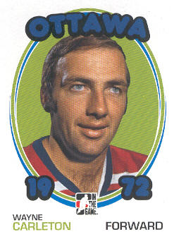 2009-10 ITG 1972 The Year In Hockey #129 Wayne Carleton
