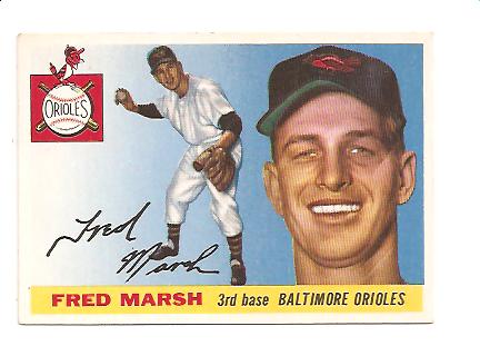 1955 Topps #13 Fred Marsh