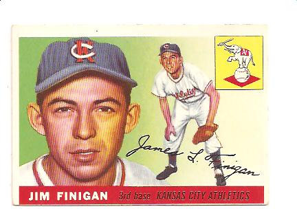 1955 Topps #14 Jim Finigan RC