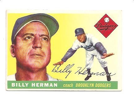 1955 Topps #19 Billy Herman CO