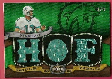 2009 Topps Triple Threads Relic Emerald #TTR86 Dan Marino