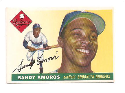 1955 Topps #75 Sandy Amoros RC