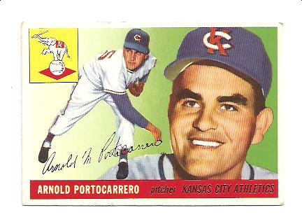1955 Topps #77 Arnie Portocarrero
