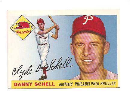 1955 Topps #79 Clyde (Danny) Schell RC