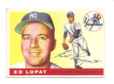 1955 Topps #109 Ed Lopat