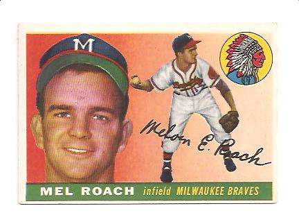 1955 Topps #117 Mel Roach
