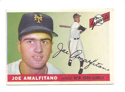 1955 Topps #144 Joe Amalfitano RC