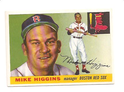 1955 Topps #150 Mike Higgins MG