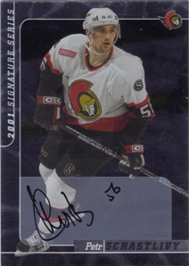 2000-01 BAP Signature Series Autographs #229 Petr Schastlivy