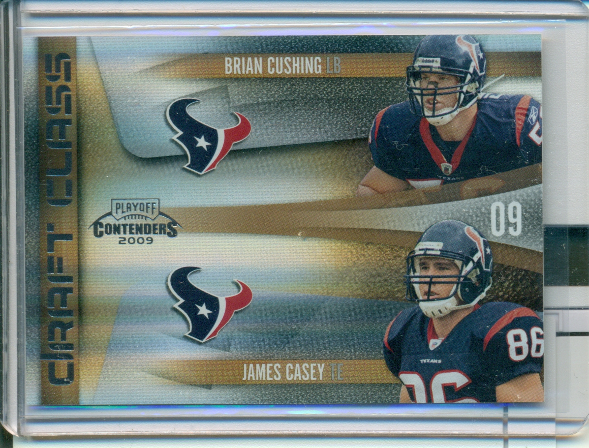 2009 Playoff Contenders Draft Class Gold #10 Brian Cushing/James Casey