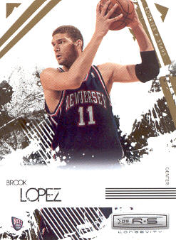2009-10 Rookies and Stars Longevity #58 Brook Lopez