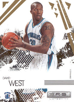 2009-10 Rookies and Stars Longevity #61 David West