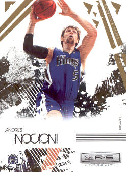 2009-10 Rookies and Stars Longevity #84 Andres Nocioni
