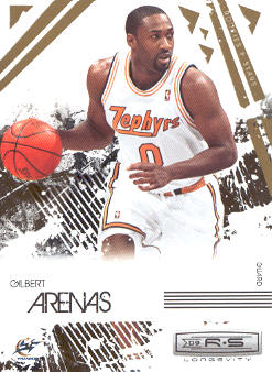 2009-10 Rookies and Stars Longevity #98 Gilbert Arenas