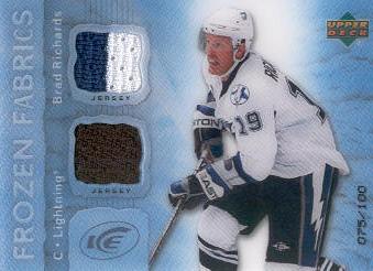 2007-08 Upper Deck Ice Frozen Fabrics Parallel #FFBR Brad Richards