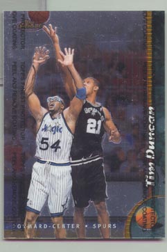 1998 -99 Topps Finest Basketball Oversized Jumbo TIM DUNCAN NICE!