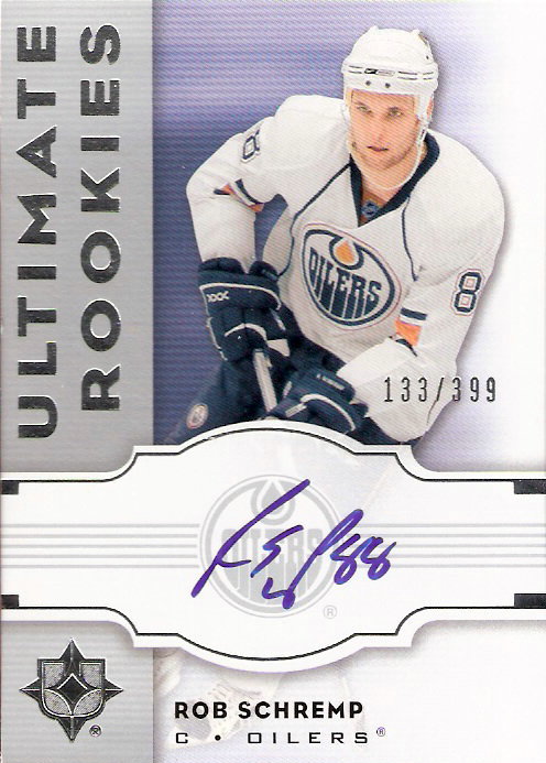 2007-08 Ultimate Collection #139 Rob Schremp AU RC