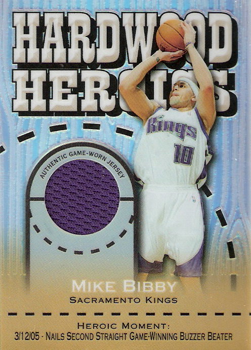 2005-06 Topps Chrome Hardwood Heroics Refractors #MB Mike Bibby