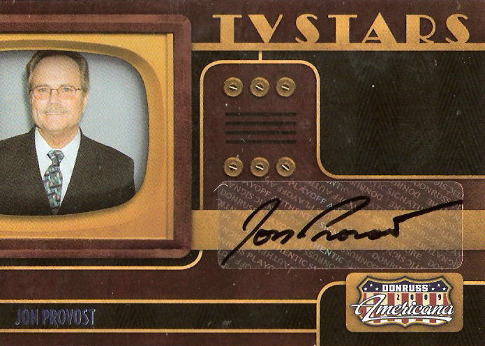 2009 Americana TV Stars Signature #9 Jon Provost/25