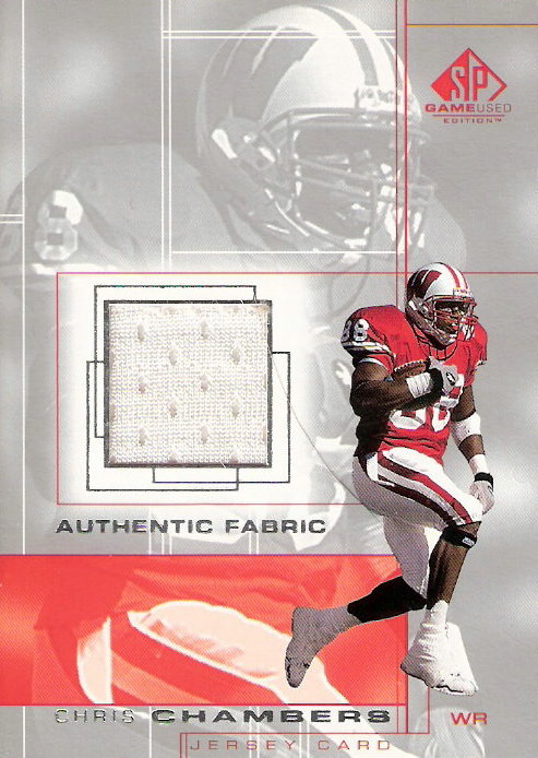 2001 SP Game Used Edition Authentic Fabric #CC Chris Chambers
