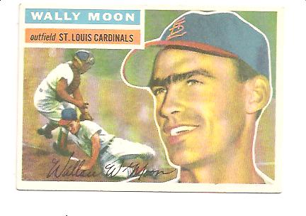 1956 Topps #55 Wally Moon
