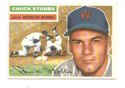 1956 Topps #68 Chuck Stobbs