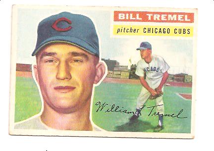 1956 Topps #96A Bill Tremel GB