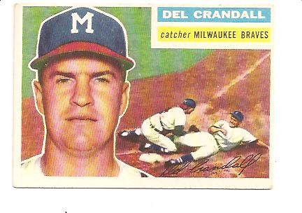 1956 Topps #175 Del Crandall