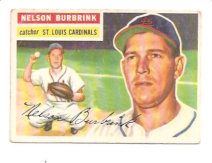 1956 Topps #27A Nelson Burbrink GB