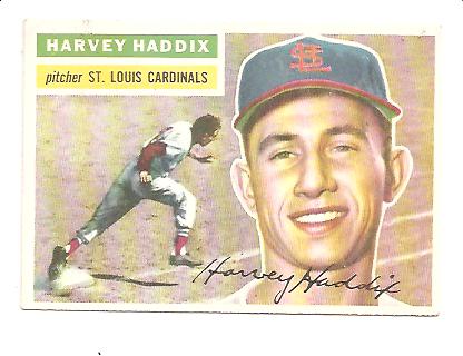 1956 Topps #77 Harvey Haddix
