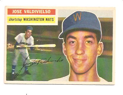 1956 Topps #237 Jose Valdivielso RC