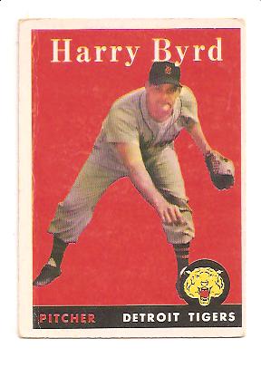 1958 Topps #154 Harry Byrd