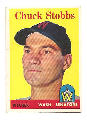 1958 Topps #239 Chuck Stobbs