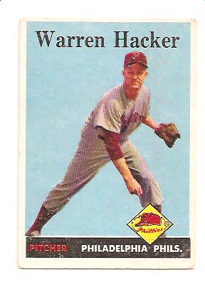 1958 Topps #251 Warren Hacker
