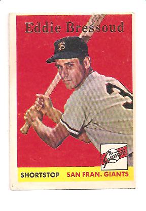 1958 Topps #263 Eddie Bressoud RC