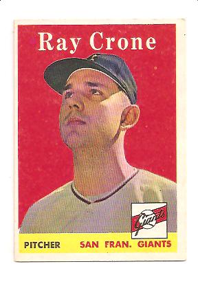 1958 Topps #272 Ray Crone