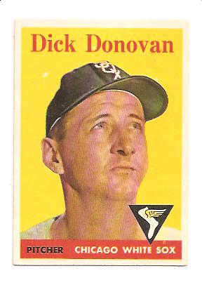 1958 Topps #290 Dick Donovan